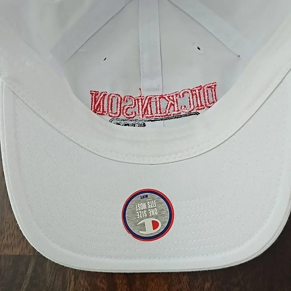 NWT Champion Dickinson College White Baseball Hat
